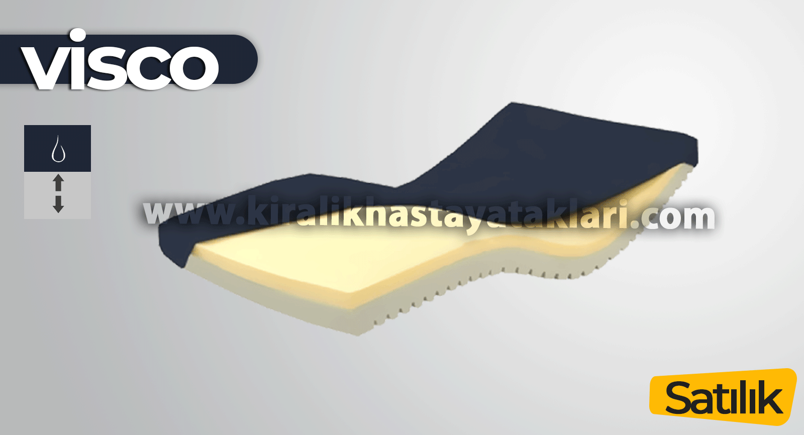 Visko Hasta Yatağı Şiltesi