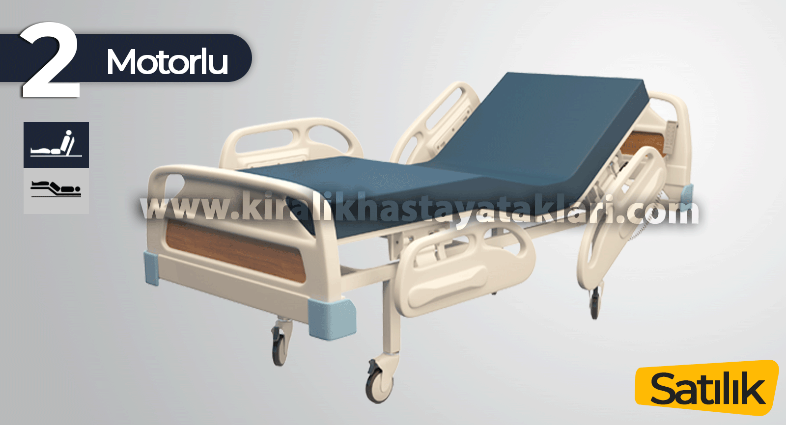 2 Motorlu FULL ABS Hasta Yatağı